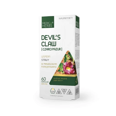 Erbe Medica Artiglio del Diavolo 600mg, 60 capsule