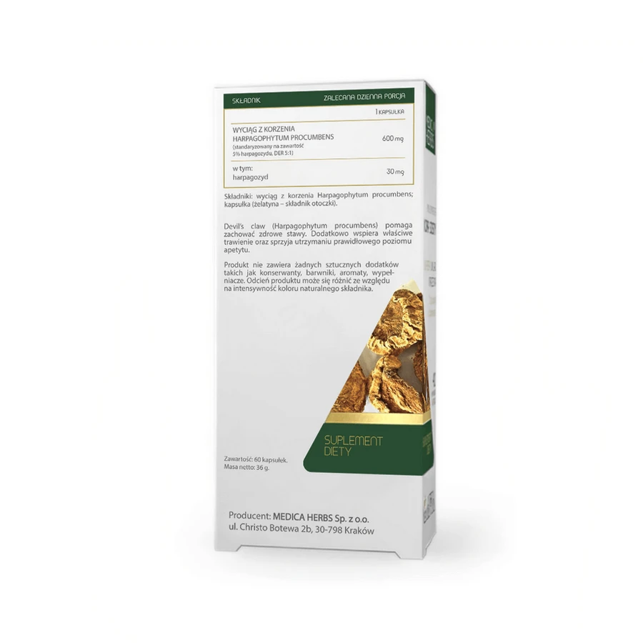 Erbe Medica Artiglio del Diavolo 600mg, 60 capsule
