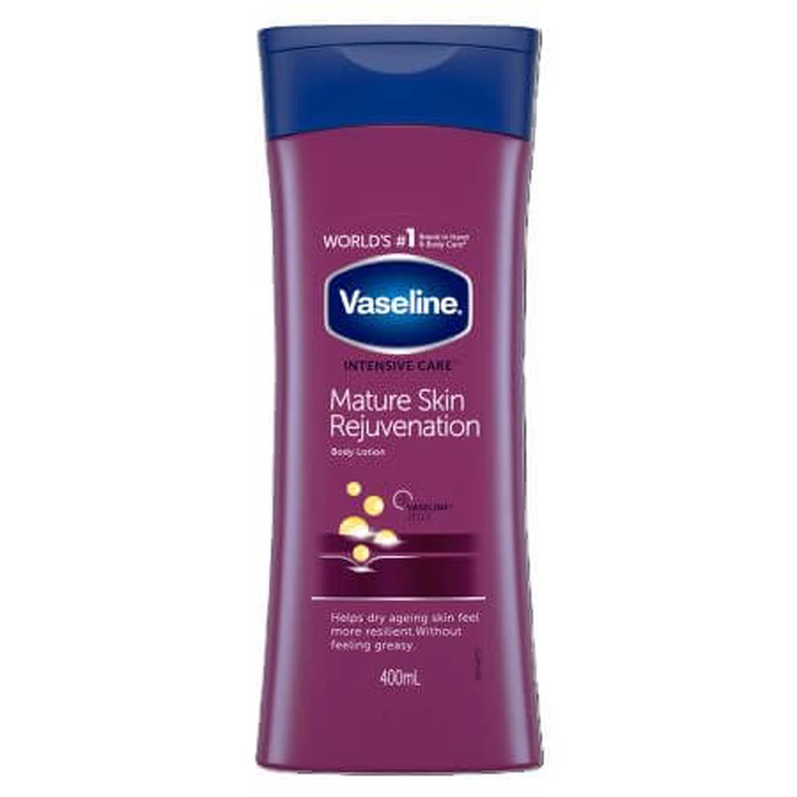 Lotiune de corp Intensive Care Mature Skin Rejuvenation Vaseline, 400 ml, Unilever