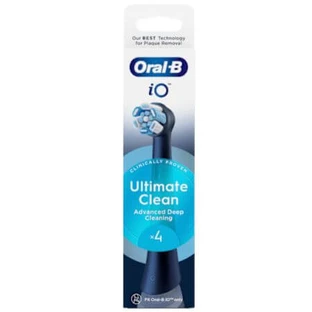 Ricariche nere per spazzolino elettrico iO Ultimate Clean, 4 pezzi, Oral-B