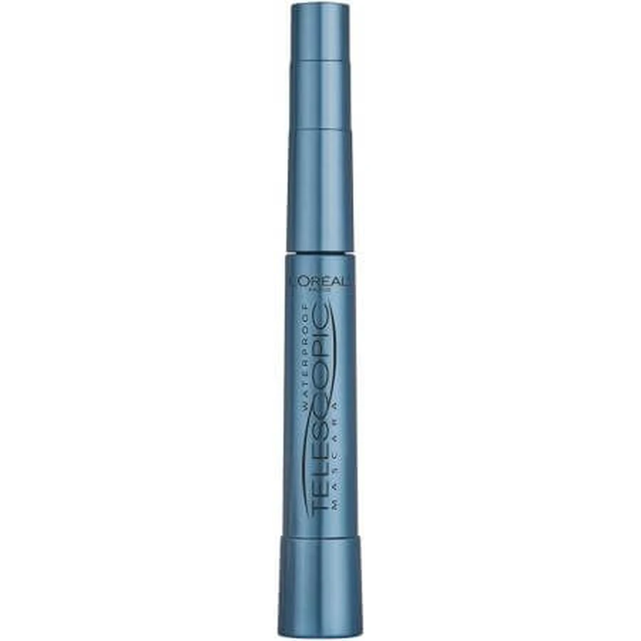 Máscara de pestañas Extreme Lengthening Telescopic Waterproof Negra, 8 ml, L'Oréal Paris