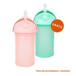 Set Bebiko 2R Nutriflor Expert, pappa di riso di proseguimento del latte, oltre i 6 mesi, 3 x 600 g + Boon, biberon con cannuccia Swig, 265 ml in omaggio
