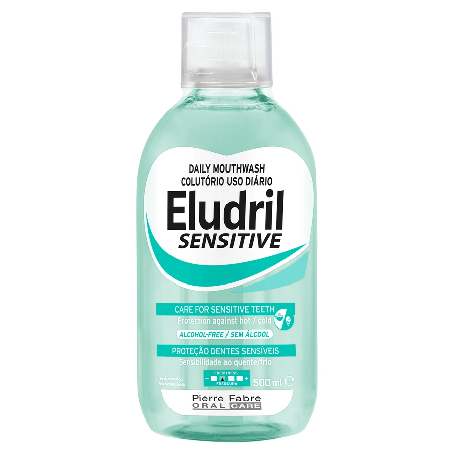 Zestaw Eludril Sensitive, płyn do płukania jamy ustnej, 2 x 500 ml: ceny i cechy