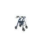 Zusammenklappbarer Rolltisch mit 4 Rädern, Sitz und höhenverstellbaren Haltegriffen Dr. Happy JL9188LH