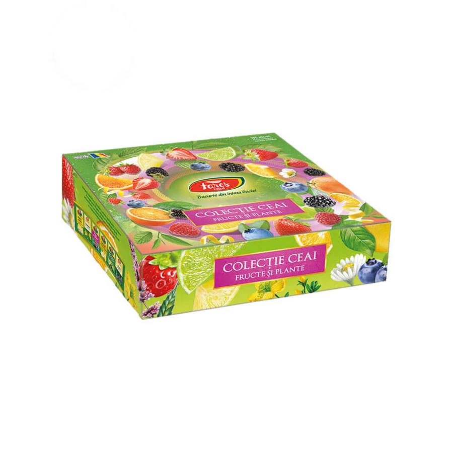 COLECTIE CEAI FRUCTE SI PLANTE, 180 pliculețe, Fares