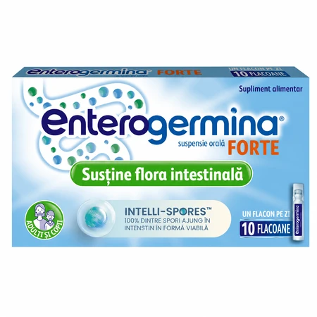 Enterogermina Forte ,10 viales de 5 ml de suspensión oral, Sanofi