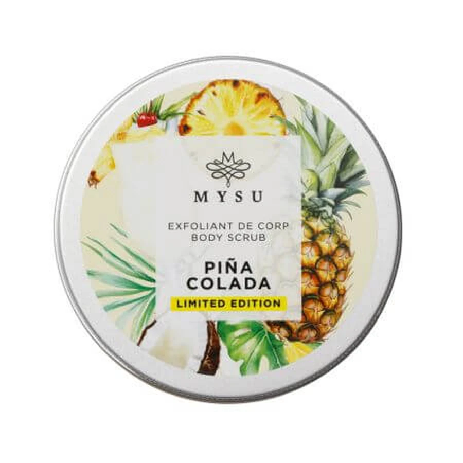 Exfoliante corporal Piña Colada, 185 ml, Mysu Parfume
