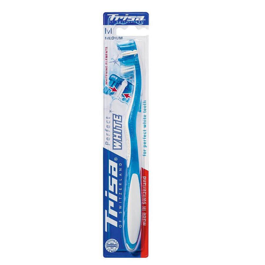 Cepillo de Dientes Perfect White Uno, Mediano, Trisa