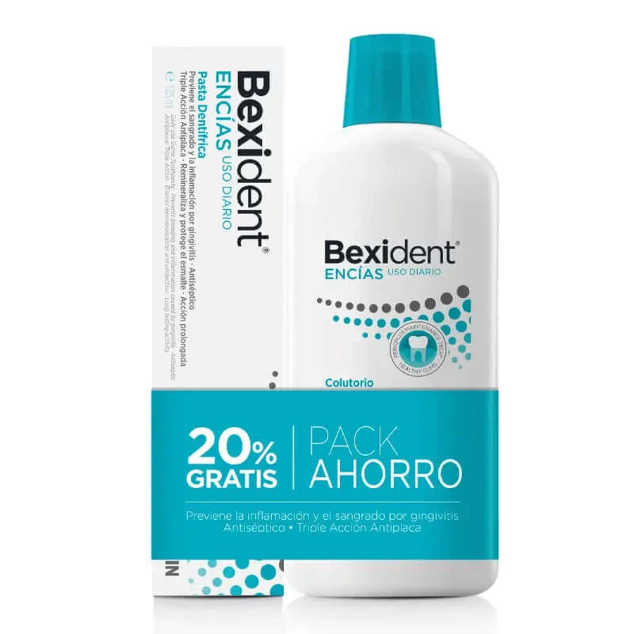 PACK Bexident Encías CPC+Cimenol Colutorio 500ml + pasta dentífrica 75ml
