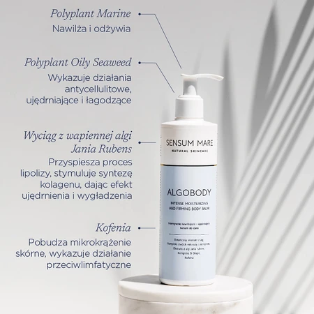 Sensum Mare Algobody, loțiune de corp hidratantă și tonifiantă, 300 ml