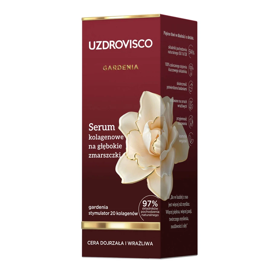 Uzdrovisco Gardenia, Kollagenserum für tiefe Falten, 30 ml