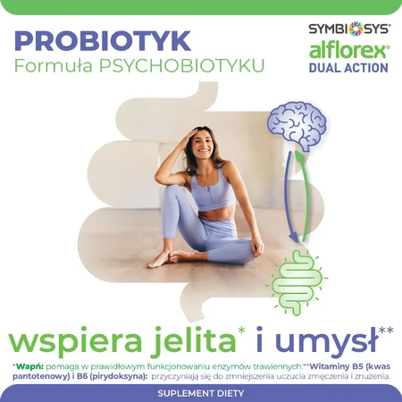 Symbiosys Alflorex Dual Action, 30 kapsułek: ceny i cechy