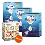 Set Bebilon Advance Pronutra 3 Junior, fórmula láctea nutritiva, a partir de 1 año, 3 x 1000 g + CzuCzu Biblioteca del niño pequeño, 4 libros para niños, a partir de 12 meses gratis