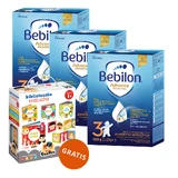 Set Bebilon Advance Pronutra 3 Junior, fórmula láctea nutritiva, a partir de 1 año, 3 x 1000 g + CzuCzu Biblioteca del niño pequeño, 4 libros para niños, a partir de 12 meses gratis
