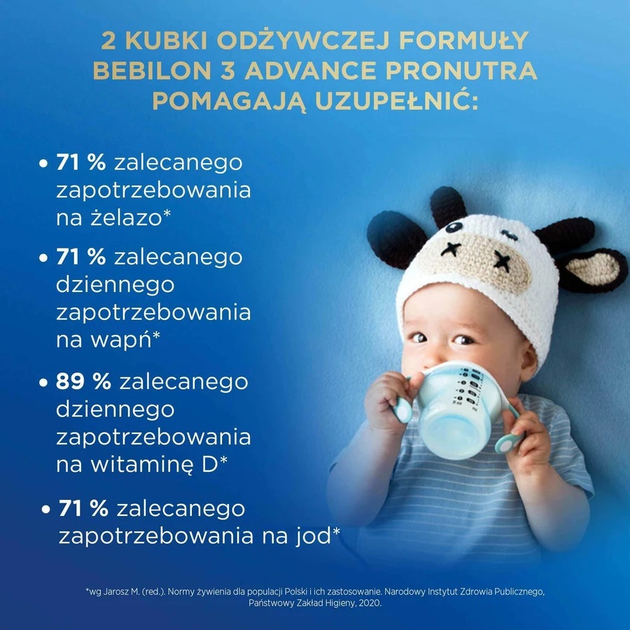 Set Bebilon Advance Pronutra 3 Junior, fórmula láctea nutritiva, a partir de 1 año, 3 x 1000 g + CzuCzu Biblioteca del niño pequeño, 4 libros para niños, a partir de 12 meses gratis