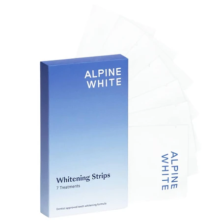 Alpine White Whitening, strisce sbiancanti per denti, 14 pezzi