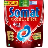 Somat Excellence 4en1 Comprimidos para lavavajillas 54 unidades, 934,2 g