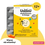 UmmU Multiwitamina & Omega, dla dzieci od 12 lat, 27 pastylek do żucia: ceny i cechy