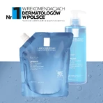 La Roche-Posay Lipikar set, gel nettoyant doux pour le visage et le corps, peau sensible, 400 ml + réserve, 400 ml