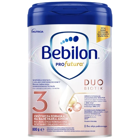 Set Bebilon Profutura DuoBiotik 3, leche maternizada nutritiva, a partir de 1 año, 2 x 800 g