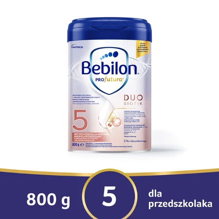 Set Bebilon Profutura DuoBiotik 5, fórmula nutritiva a base de leche, para preescolar, 2 x 800 g