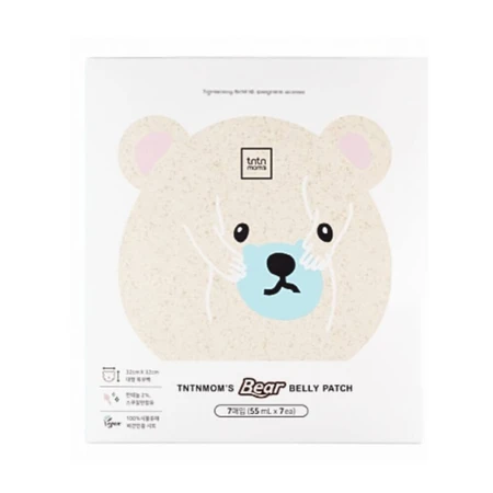 Tntn mom's, masque hydratant pour le ventre des femmes enceintes, 7 pièces