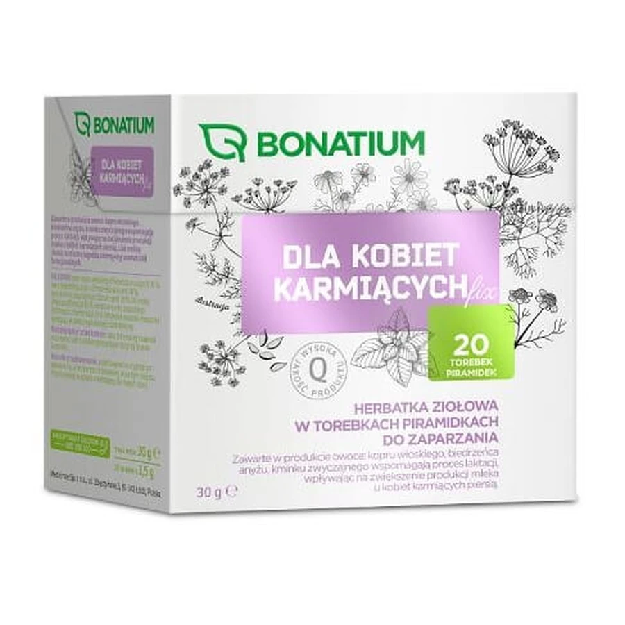 Bonatium Tea for breastfeeding women fix, 20 teabags