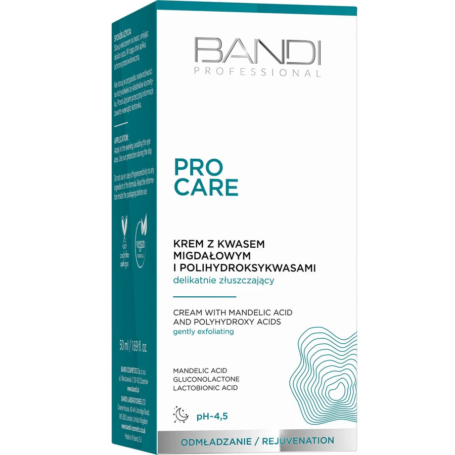 Bandi PRO Care, crema con acido mandelico e polidrossiacidi, 50 ml