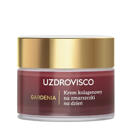 Uzdrovisco Gardenia, cremă de zi cu colagen pentru riduri, 50 ml