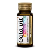 Olimp Gold-Vit Complex Shot, fiolă de sticlă, aromă de portocale, 25 ml
