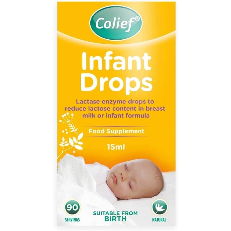 Lactase enzyme drops, Infant drops, 15 ml, Colief