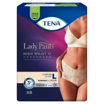 Tena Lady Pants Creme, braguitas absorbentes, talla L, 95-130 cm, Plus, 8 unidades