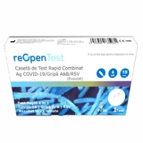 Test rapide pour Sars-Cov 2 Ag et Influenza A&B/RSV 4 in 1 Combo Reopen, 1 pièce, Montana Med