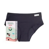 Culotte menstruelle réutilisable, noire, taille S, 1 pièce, FemiEko