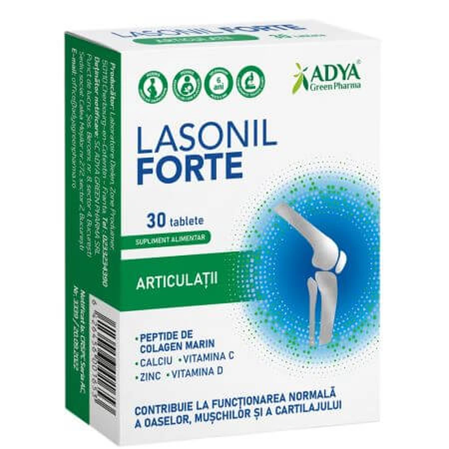 Lasonil Forte, 30 tablete, Adya Green Pharma