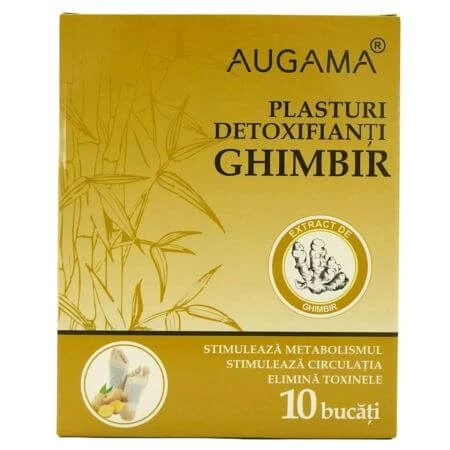 Tiritas de desintoxicación de jengibre Augama, 10x12 cm, 10 piezas, Henan Kangdi Medical