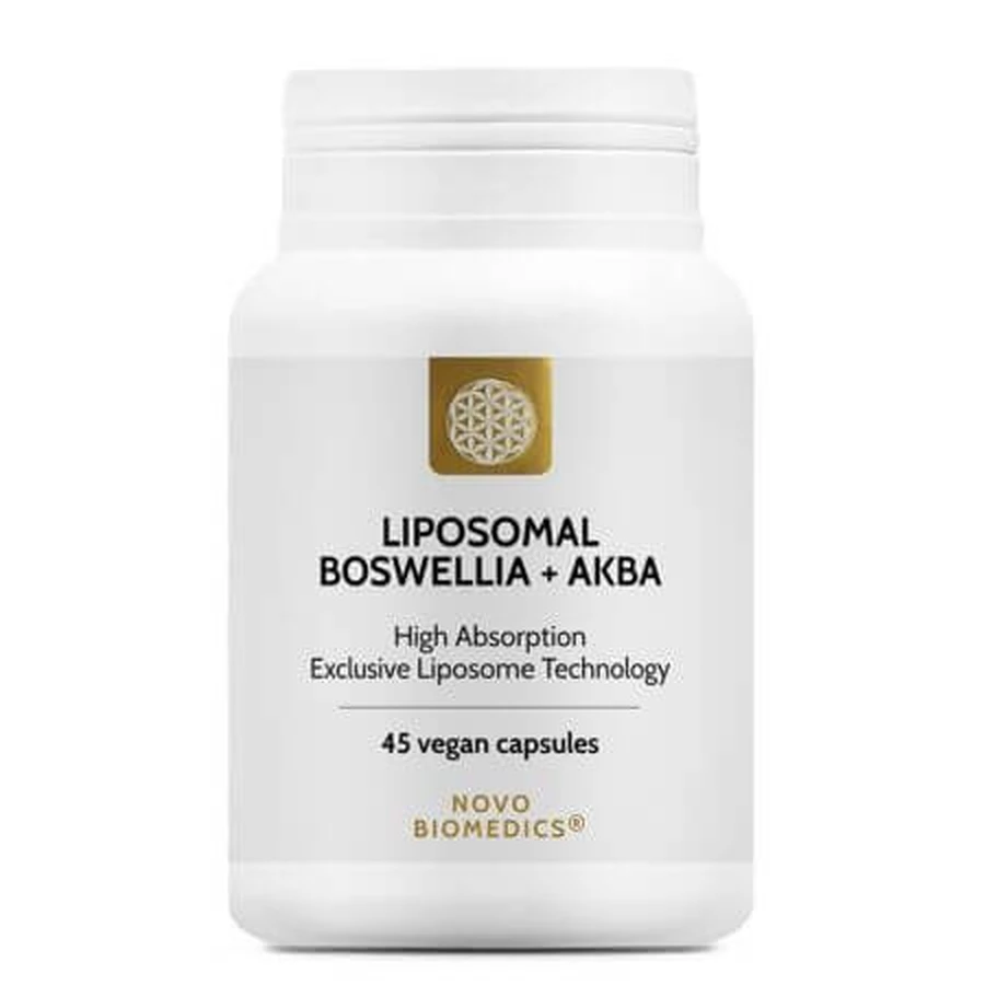 Boswellia liposomal + Akaba, 45 cápsulas, Novo Biomedics