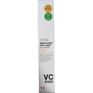 Crema iluminatoare pentru conturul ochilor cu Cica Reedle, Vitamina C si aplicator cu vibratii micro-sonice, 15 ml, Vt Cosmetics