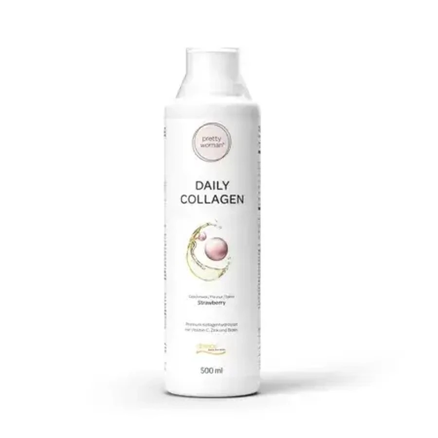 Colágeno líquido hidrolizado con sabor a fresa Pretty Woman, 500 ml, Energybody