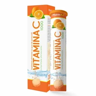 Vitamine C, 1000 mg, 20 comprimés effervescents, PharmA-Z