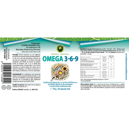 Omega 369 capsule, 50 capsules me