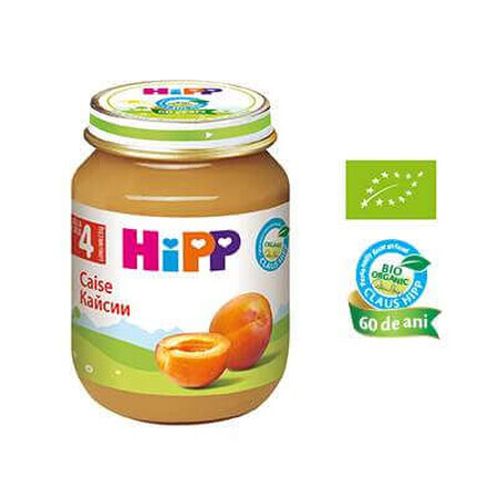 Puré de albaricoque ecológico, +4 meses, 125 g, Hipp