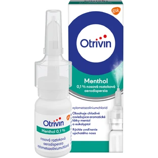 Otrivin Menthol Nasenspray mit Menthol, Schnupfen und verstopfte Nase 10 ml