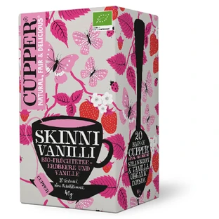 Herbata organiczna Skinni Vanilli Cupper, 20 saszetek, Allos Hof