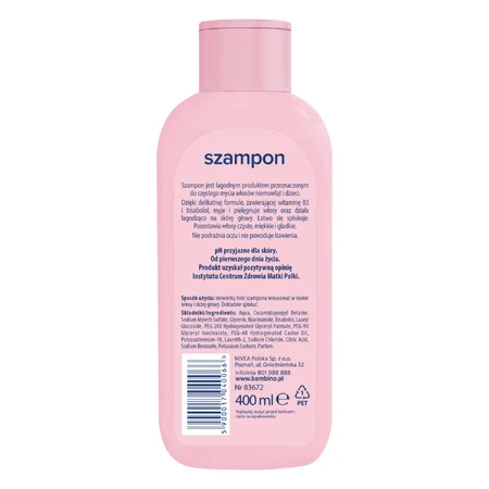 Bambino, champú, desde el primer día de vida, 400 ml