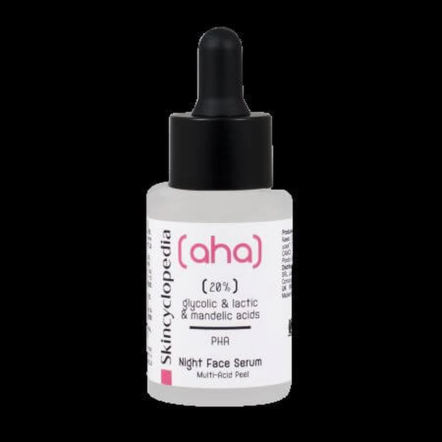 Suero facial con 20% AHA + PHA, 30 ml, Skincyclopedia