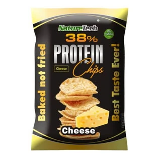 Patatas fritas proteicas 38% con sabor a queso, 50 g, Nature Tech