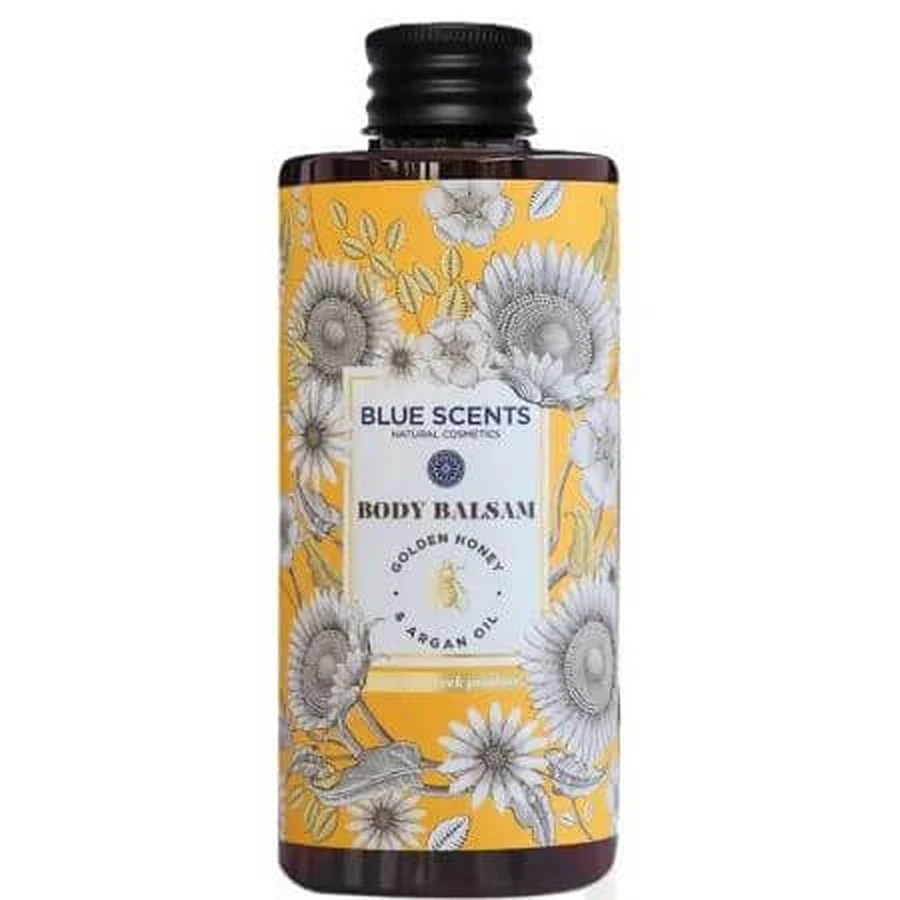 Baume hydratant pour le corps au miel et à l'huile d'argan, 300 ml, Blue Scents