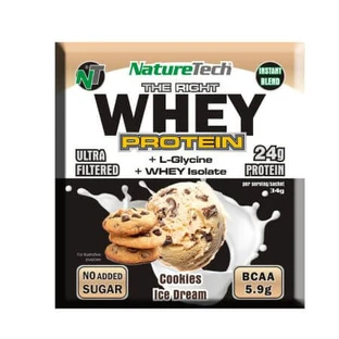 Eiwitpoeder 24g Mix Instant, Koekjes, 34 g, Nature Tech