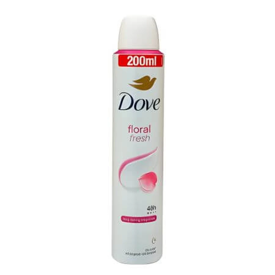 Desodorante Spray Mujer, Floral Fresh, 200 ml, Dove